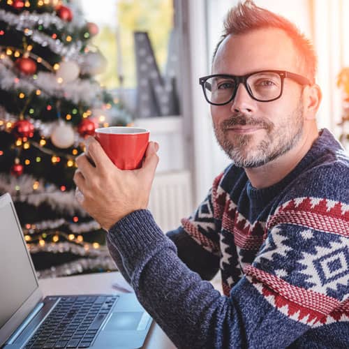 Weihnachtfeier Homeoffice